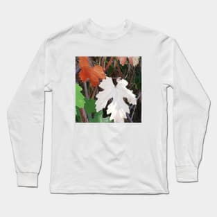 Colored leaves,  autumn, fall, leaves, leaf, Xmas, Christmas, spring, leaves decor, Long Sleeve T-Shirt